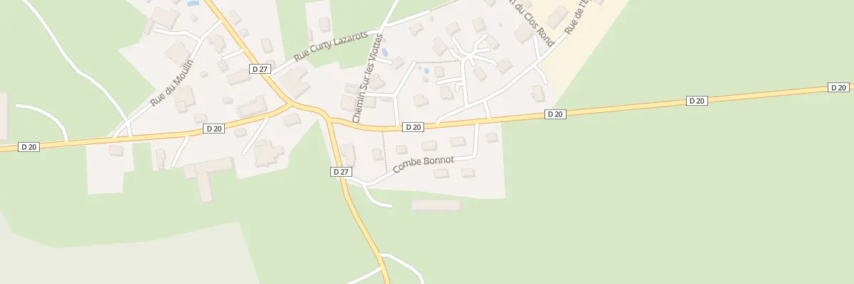 Plan du 3 Combe Bonnot à Villers-Chief
