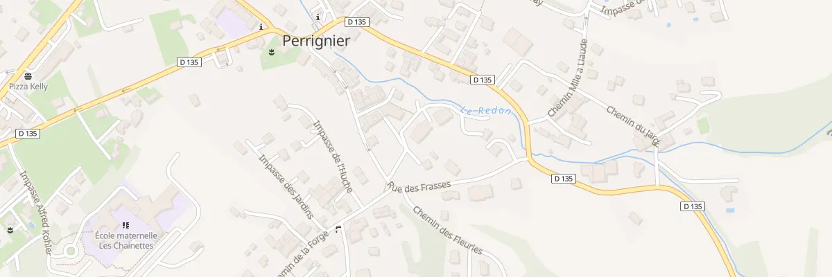 Plan du 153B Rue des Frasses à Perrignier