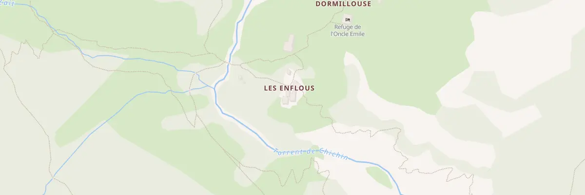 Plan du 5185 Dormillouse à Freissinières