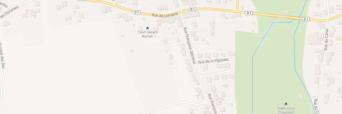 Plan du 8 Rue Françoise Géminel à Mont-sur-Meurthe