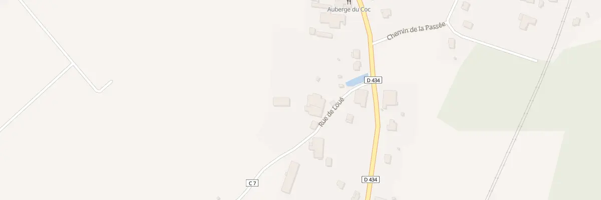 Plan du 76 Rue de Loue à Uriménil