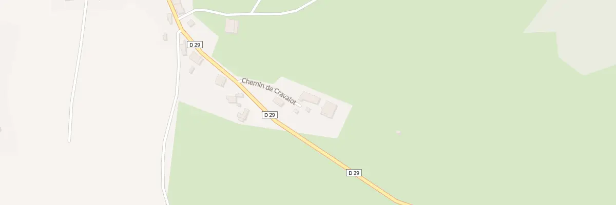 Plan du 5076 A Cravalot à Uzelle