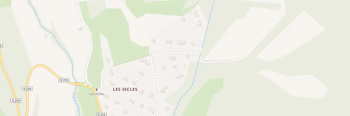 Plan du 34 Lot les Iscles à Lambruisse