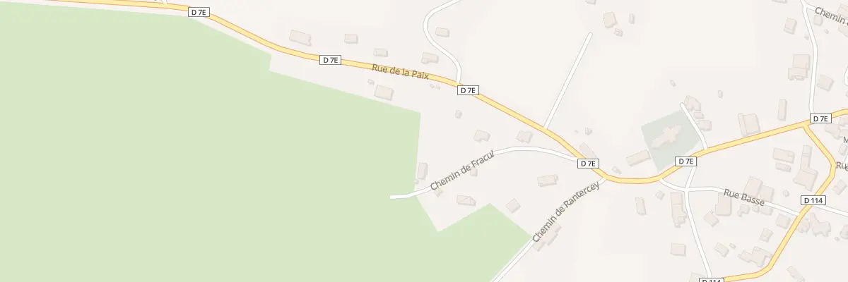 Plan du 4 Che de Fracul à Abbenans