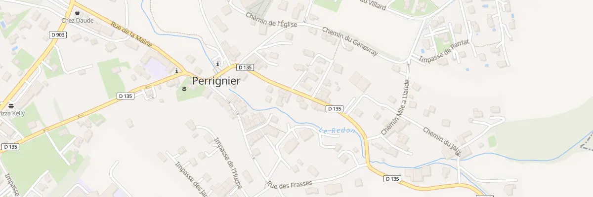 Plan du 110B Rue du Redon à Perrignier