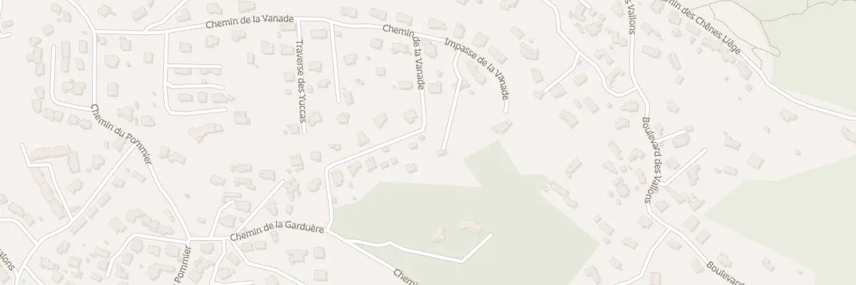 Plan du 547 Che de la Vanade à Vidauban