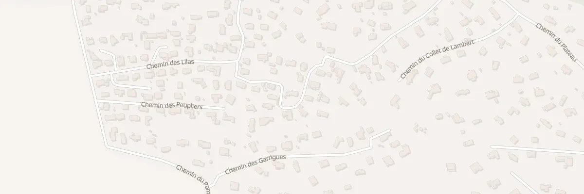 Plan du 380 Che des Mimosas à Vidauban