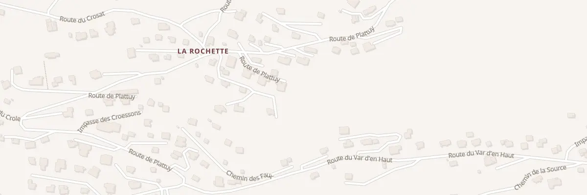 Plan du 1676 Rte de Plattuy à La Clusaz