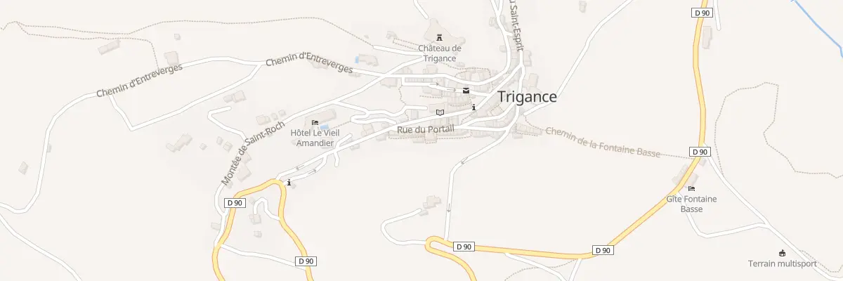 Plan du 5143 Le Village à Trigance