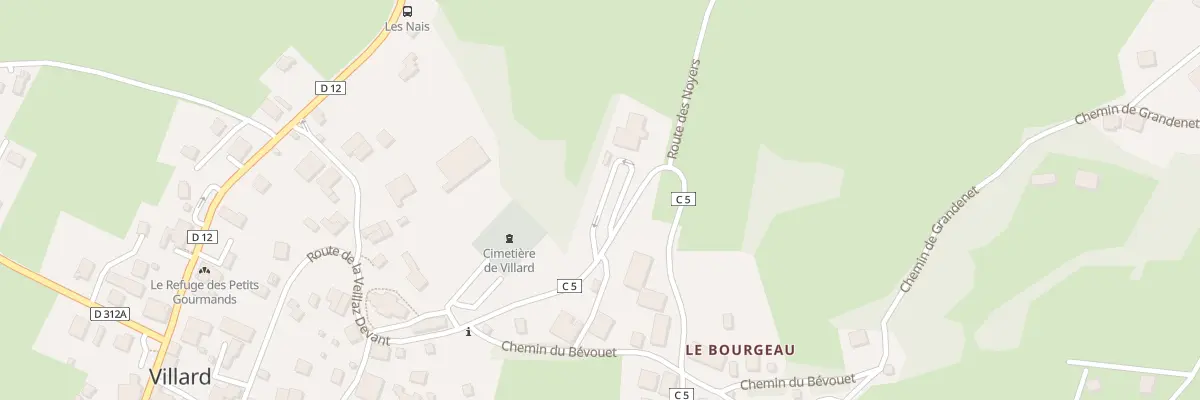 Plan du 145 Rte des Charrières à Villard