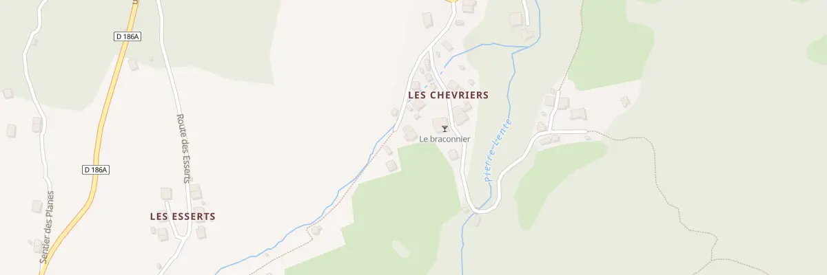 Plan du 179 Rte des Chevriers à Brizon