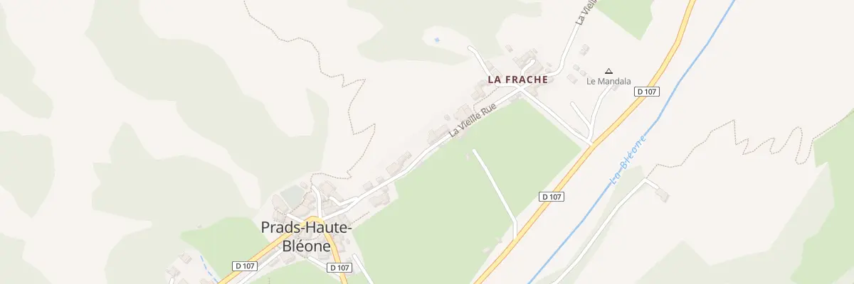 Plan du 5082 La Frache à Prads-Haute-Bléone