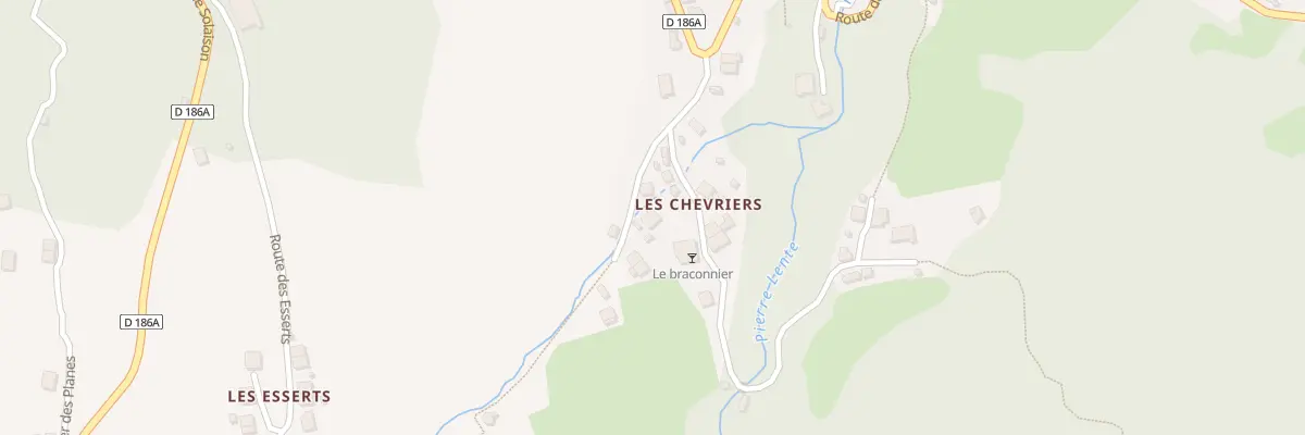 Plan du 137 Rte des Chevriers à Brizon