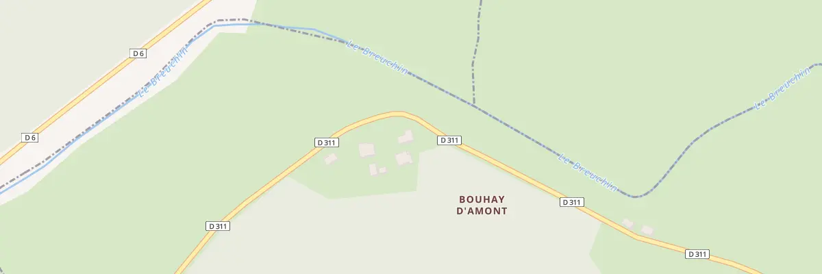 Plan du 61 Rue de Bouhay d’Amont à Breuchotte