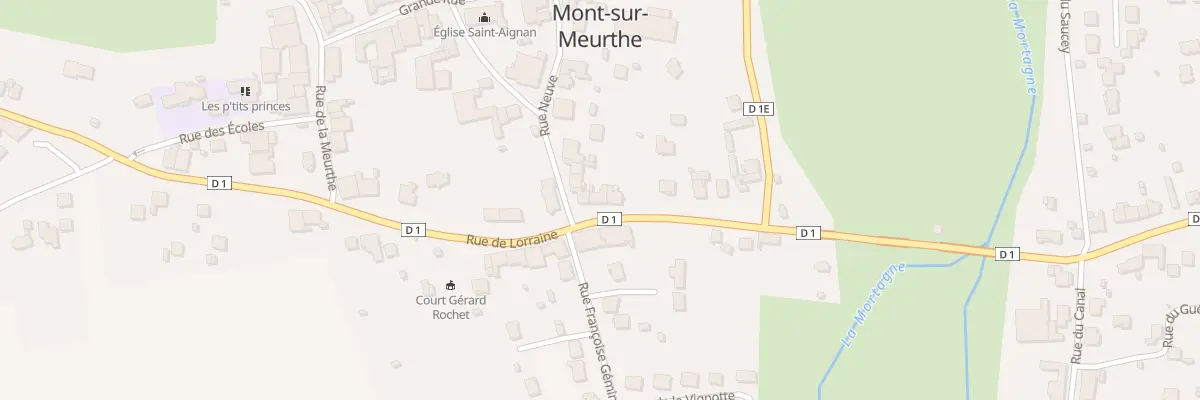 Plan du 6 Rue de Lorraine à Mont-sur-Meurthe