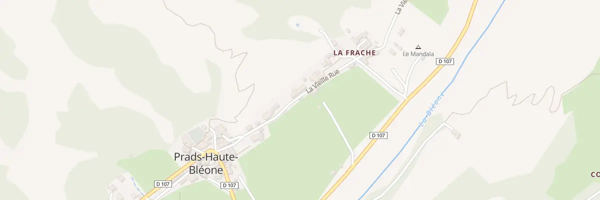 Plan du 7047 Les Clots et Rousset à Prads-Haute-Bléone