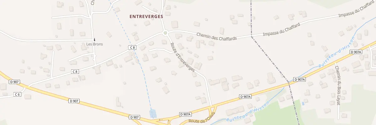 Plan du 503 Rte d’Entreverges à La Tour