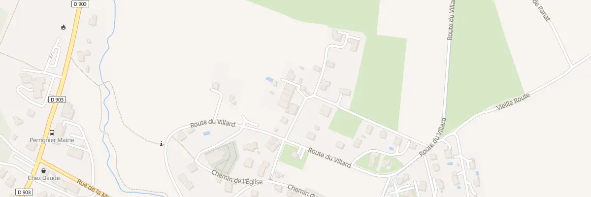 Plan du 129 Che de Leschaux à Perrignier