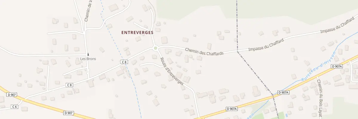 Plan du 50 Che des Chaffards à La Tour