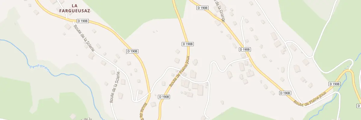 Plan du 2551 Rte de Plaine Joux à Bogève
