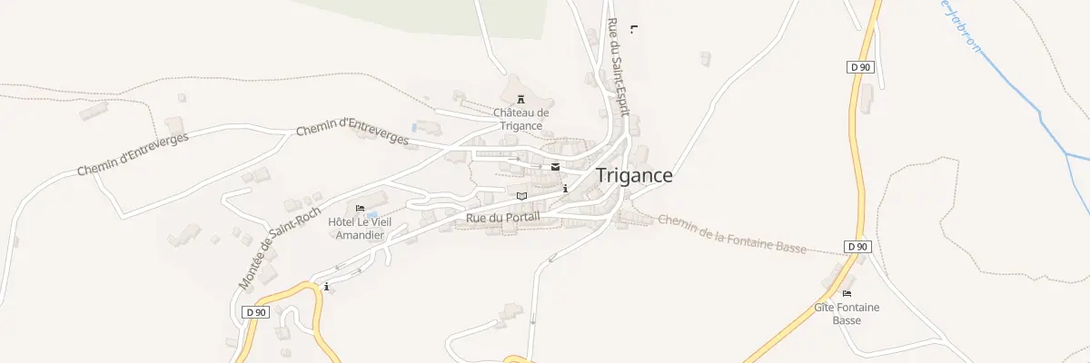 Plan du 5172 Le Village à Trigance