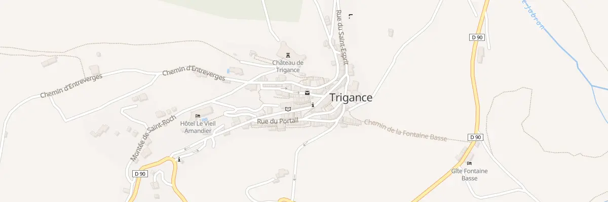 Plan du 5018 Le Village à Trigance