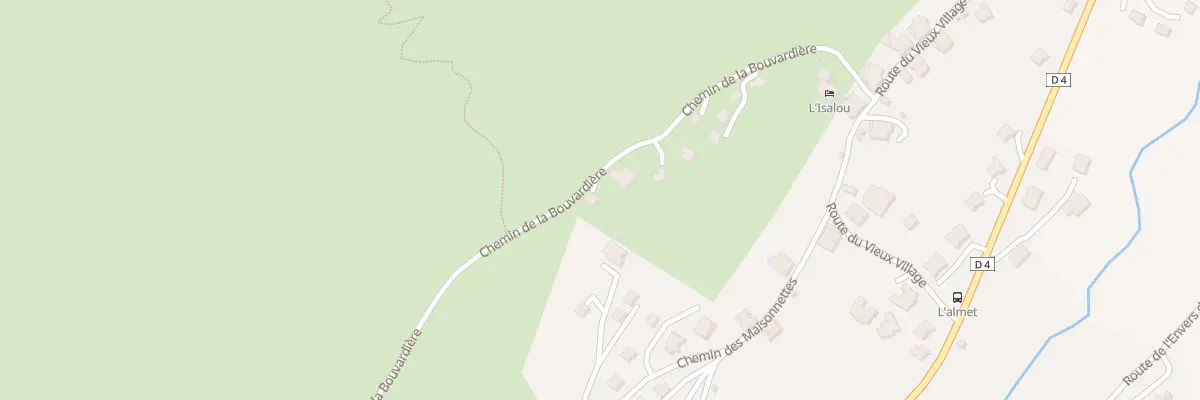 Plan du 289 Che de la Bouvardière au Grand-Bornand