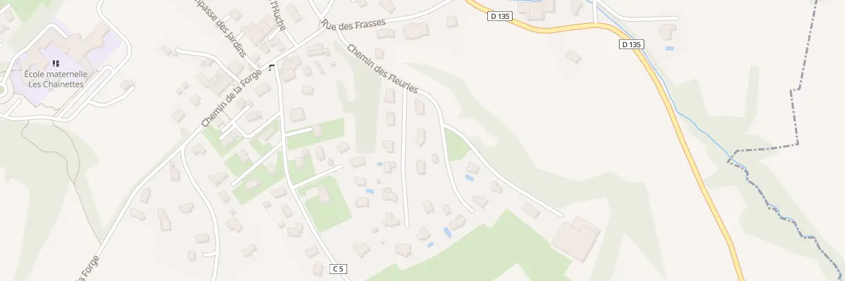 Plan du 110L Che des Fleuries à Perrignier