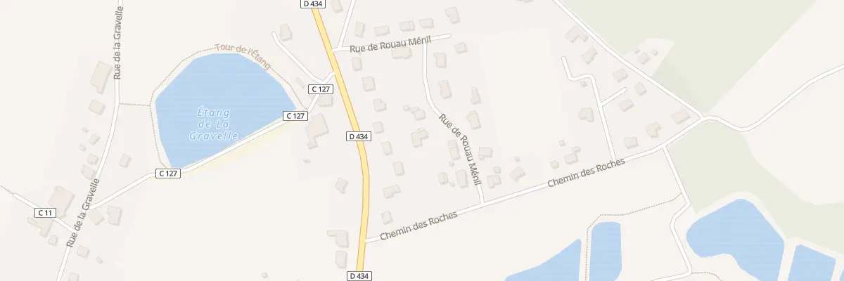 Plan du 200 Rue de Rouau Ménil à Dounoux