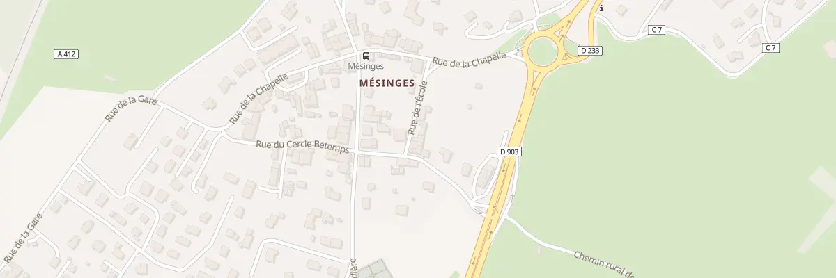 Plan du 91 Rue de l’école à Allinges
