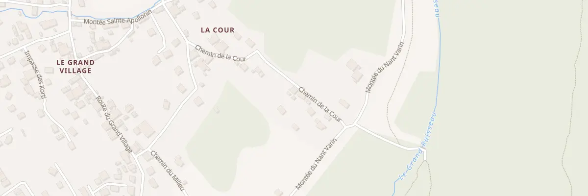 Plan du 5088 Au Desert à Tours-en-Savoie