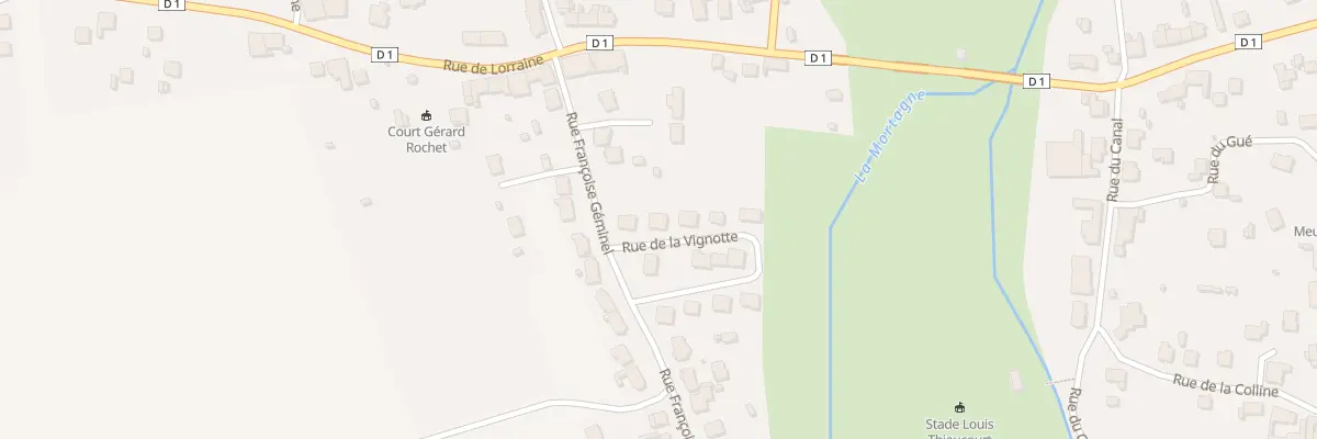 Plan du 1 Rue de la Vignotte à Mont-sur-Meurthe