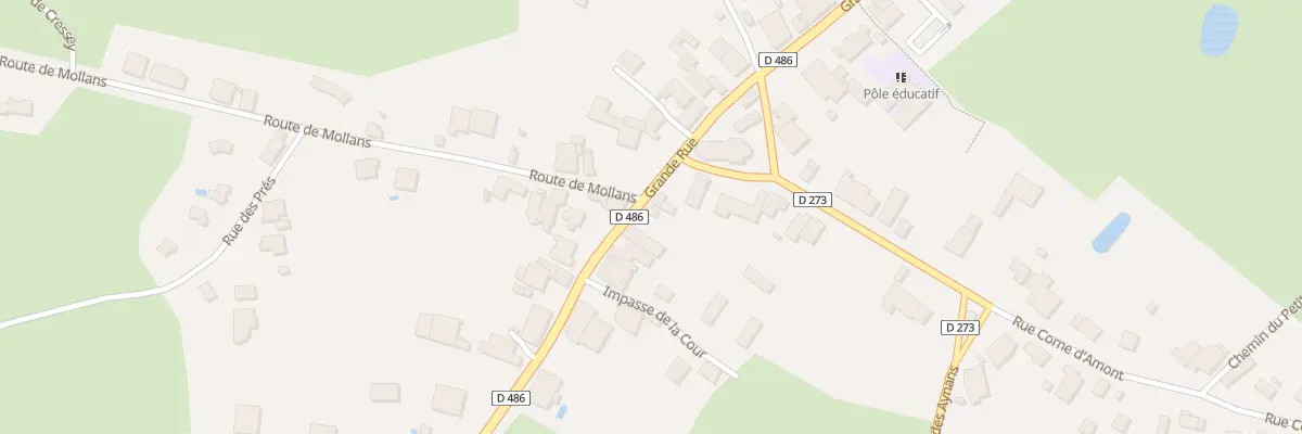 Plan du 51 Gr Grande Rue à Vy-lès-Lure