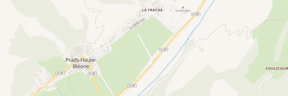 Plan du 7018 Les Clots et Rousset à Prads-Haute-Bléone