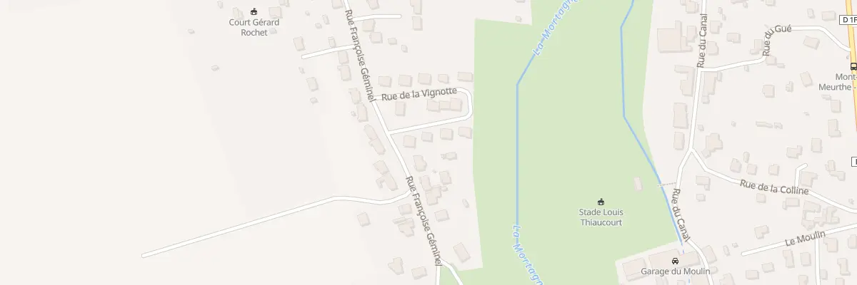 Plan du 13 Rue de la Vignotte à Mont-sur-Meurthe