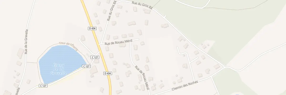 Plan du 125 Rue de Rouau Ménil à Dounoux