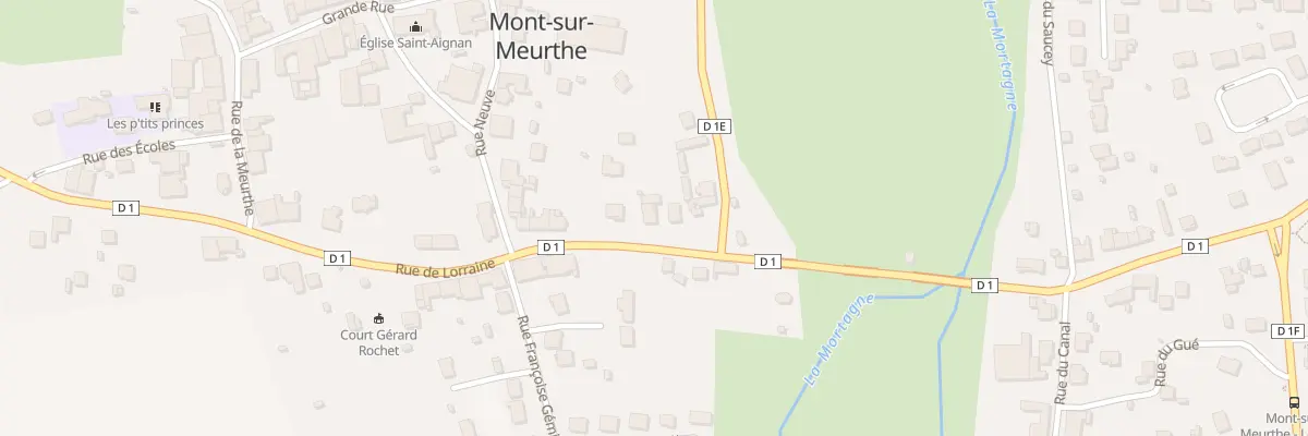 Plan du 2T Rue de Lorraine à Mont-sur-Meurthe