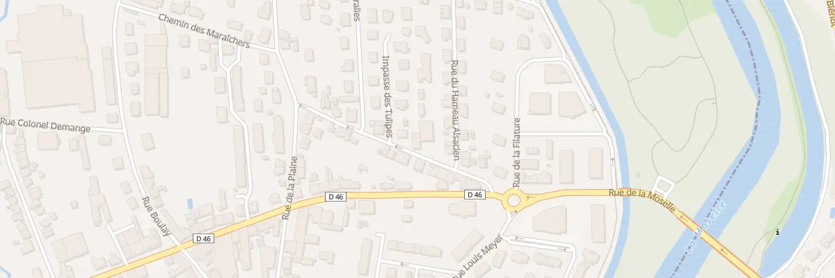 Plan du 15 Rue des Jardiniers à Golbey