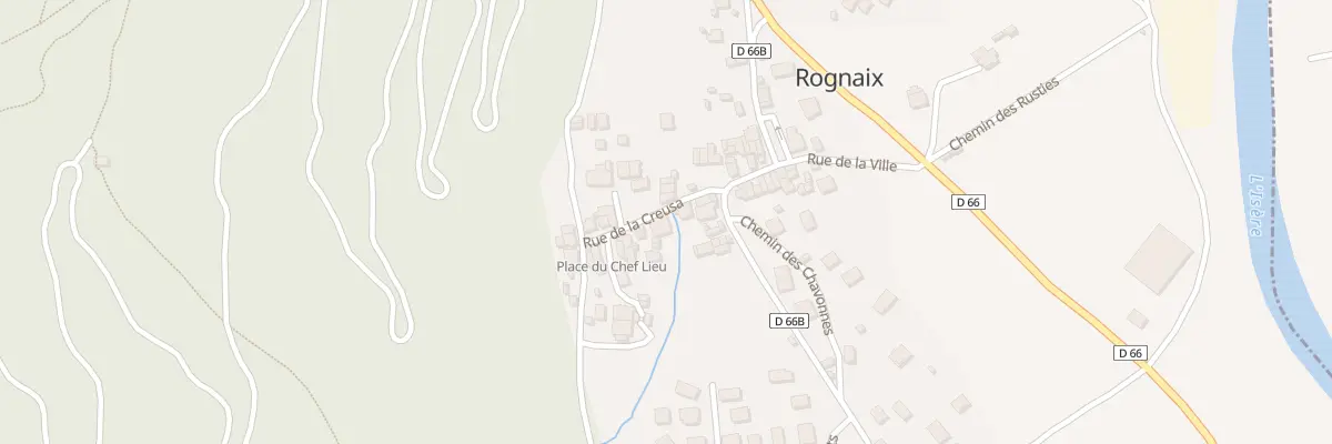 Plan du 37 Rue de la creusa à Rognaix