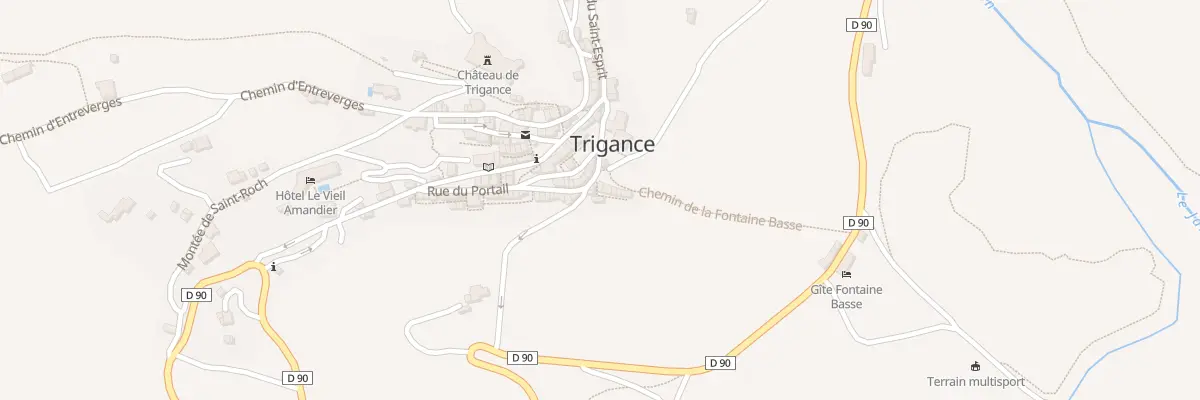 Plan du 5056 Le Village à Trigance