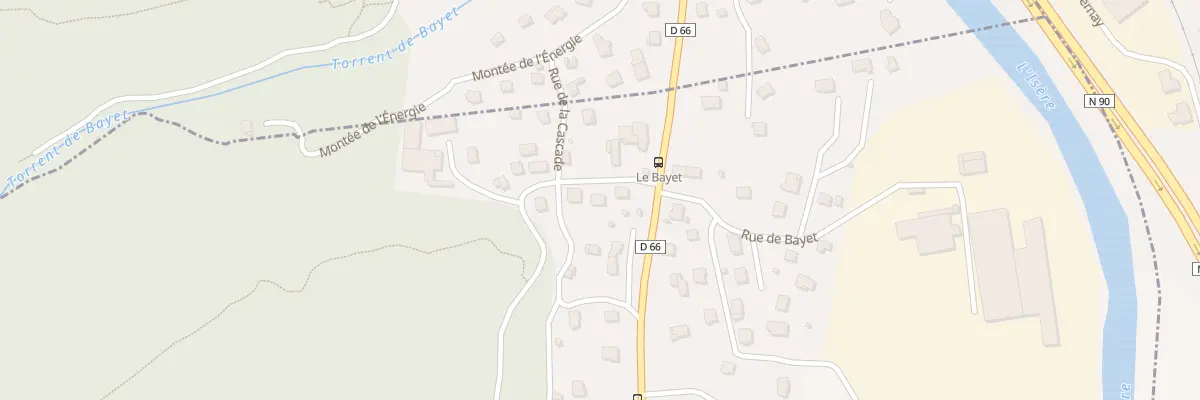 Plan du 47 Rue de basmont à Rognaix