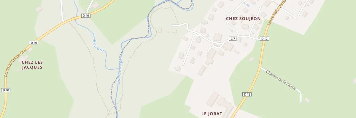 Plan du 86 Che de chez Paul À Lulu à Habère-Lullin