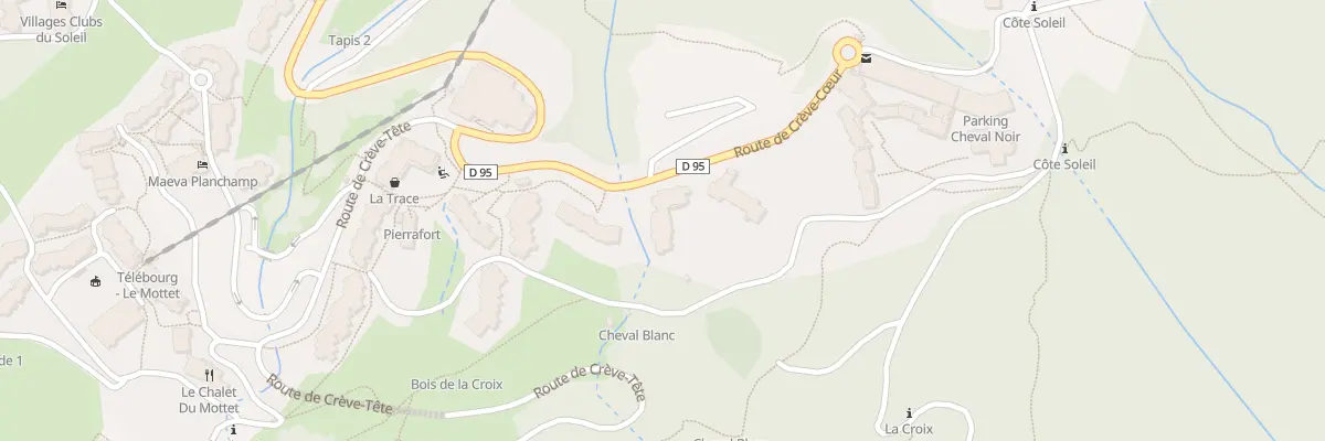 Plan du 182 Rte de Creve - Coeur aux Avanchers-Valmorel