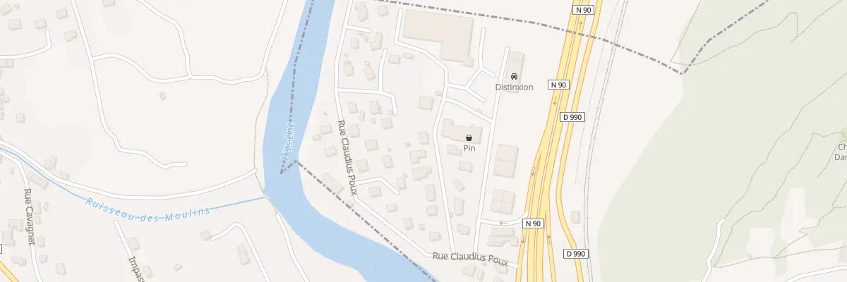Plan du 268 Rue de Rubellin à Cevins