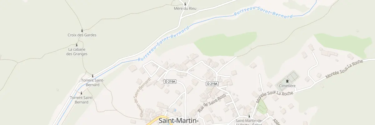 Plan du 11 Rue du Curtelet à Saint-Martin-de-la-Porte