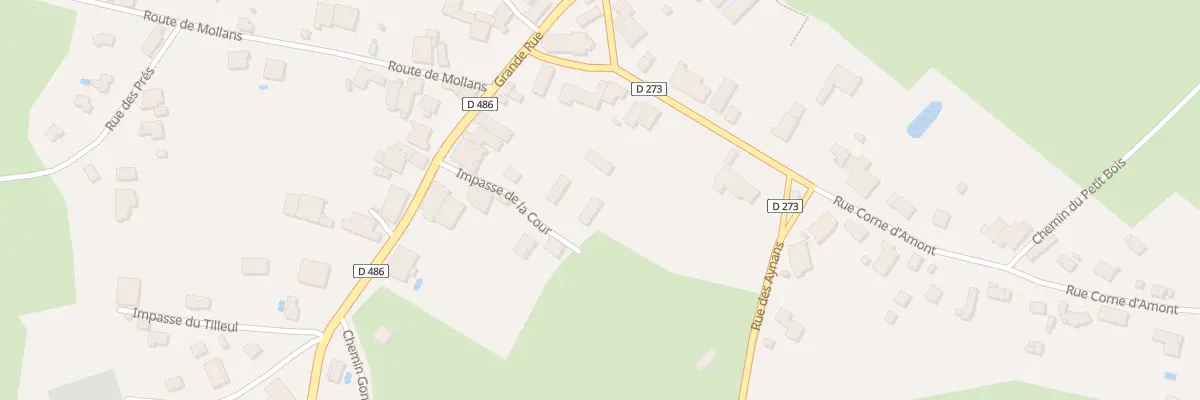 Plan du 9 Imp de la Cour à Vy-lès-Lure