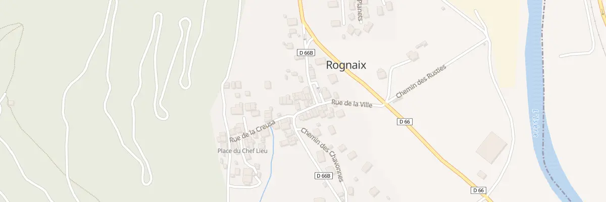 Plan du 142 Rue de la mairie à Rognaix