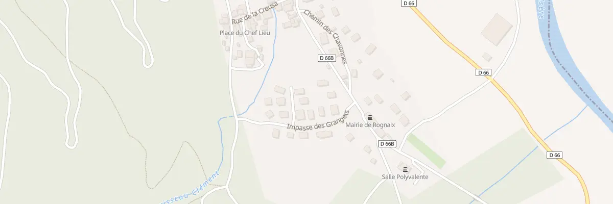 Plan du 210 Imp des Grangets à Rognaix