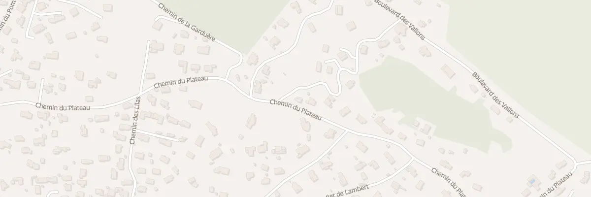 Plan du 599 Chem des Plateaux à Vidauban