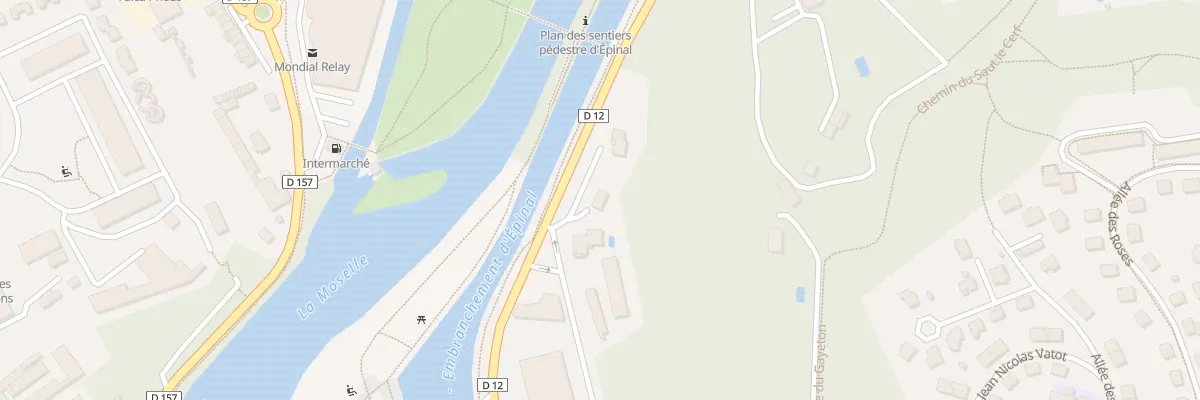 Plan du 82 Rue de Bellevue à Épinal